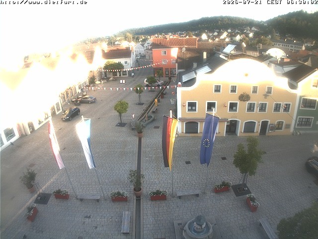 Archiv Foto Webcam Westansicht Marktplatz Dietfurt