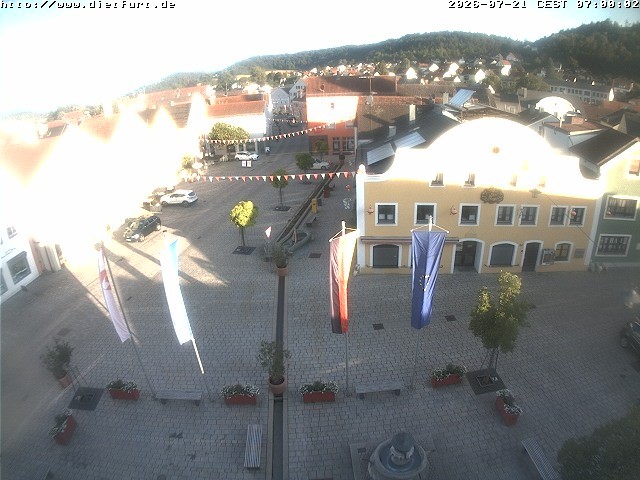 Archiv Foto Webcam Westansicht Marktplatz Dietfurt