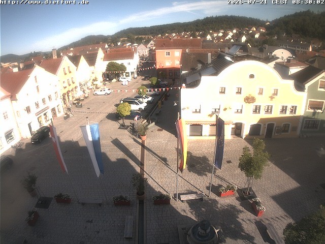Archiv Foto Webcam Westansicht Marktplatz Dietfurt