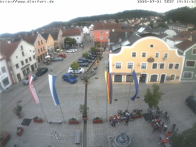 Archiv Foto Webcam Westansicht Marktplatz Dietfurt