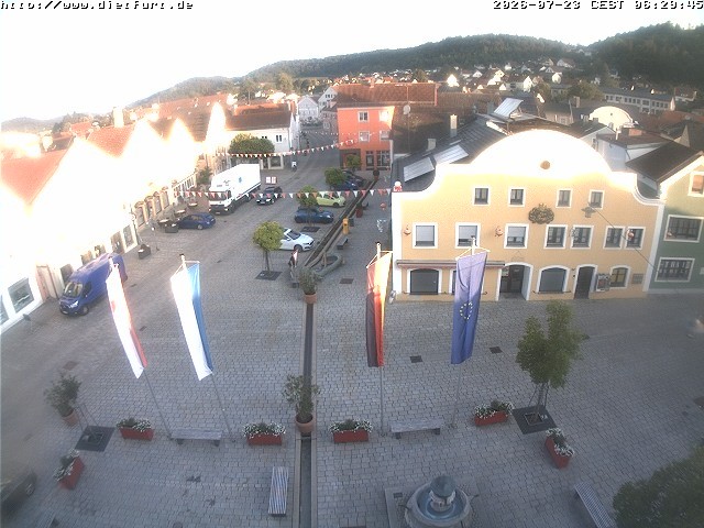 Archiv Foto Webcam Westansicht Marktplatz Dietfurt