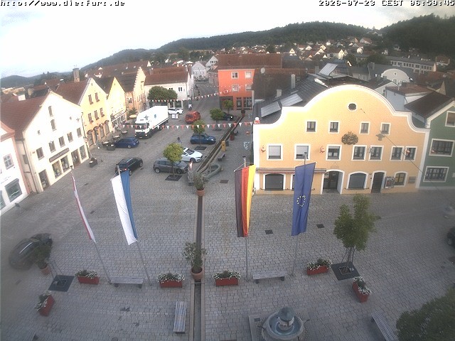 Archiv Foto Webcam Westansicht Marktplatz Dietfurt
