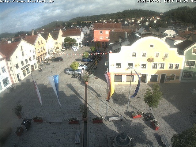 Archiv Foto Webcam Westansicht Marktplatz Dietfurt