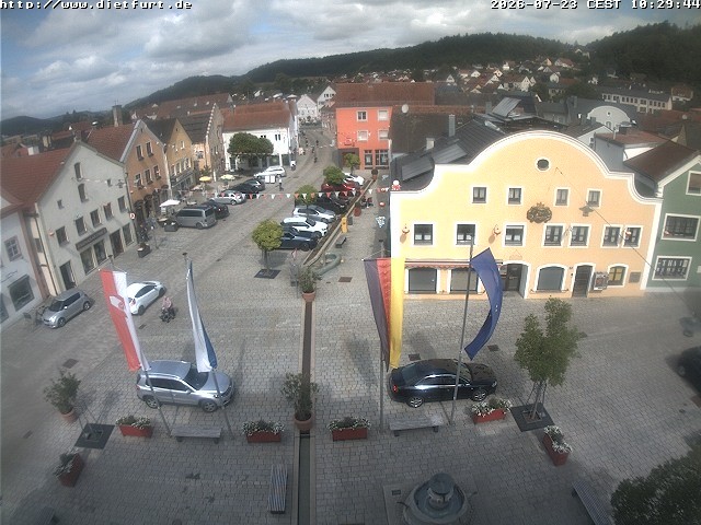 Archiv Foto Webcam Westansicht Marktplatz Dietfurt