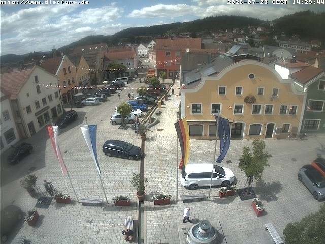 Archiv Foto Webcam Westansicht Marktplatz Dietfurt