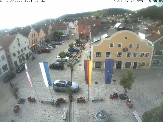 Archiv Foto Webcam Westansicht Marktplatz Dietfurt