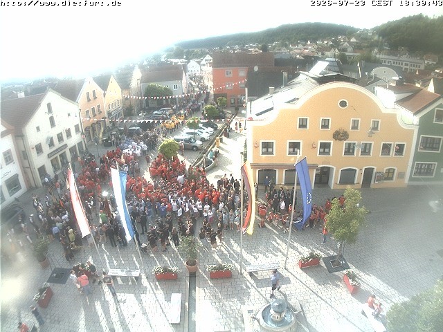 Archiv Foto Webcam Westansicht Marktplatz Dietfurt