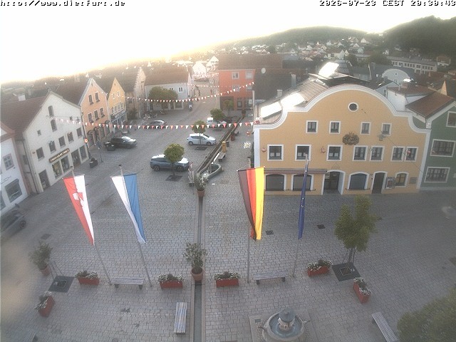 Archiv Foto Webcam Westansicht Marktplatz Dietfurt