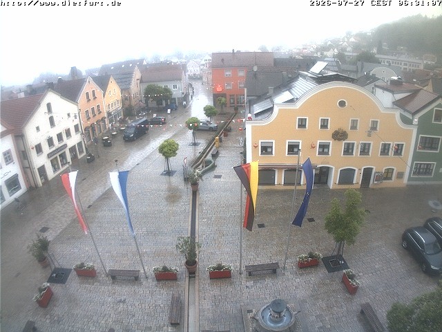 Archiv Foto Webcam Westansicht Marktplatz Dietfurt