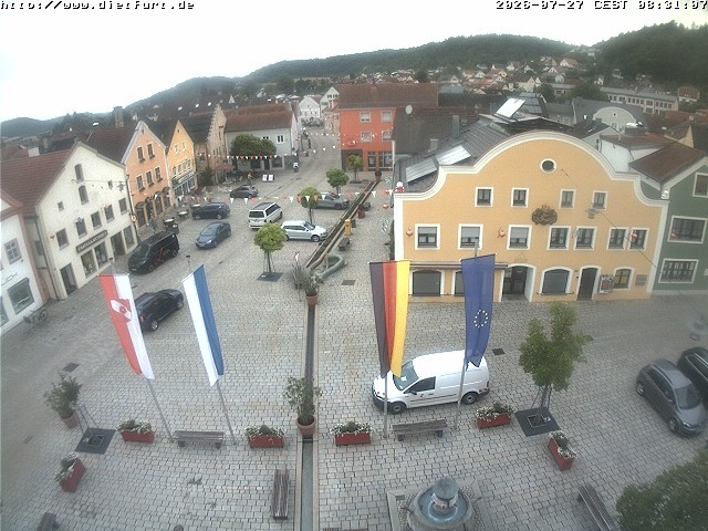 Archiv Foto Webcam Westansicht Marktplatz Dietfurt