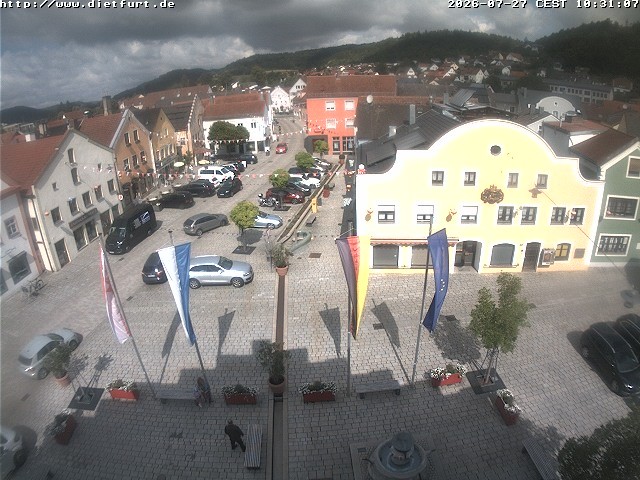 Archiv Foto Webcam Westansicht Marktplatz Dietfurt