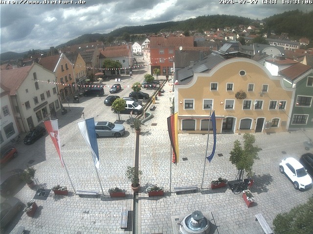 Archiv Foto Webcam Westansicht Marktplatz Dietfurt