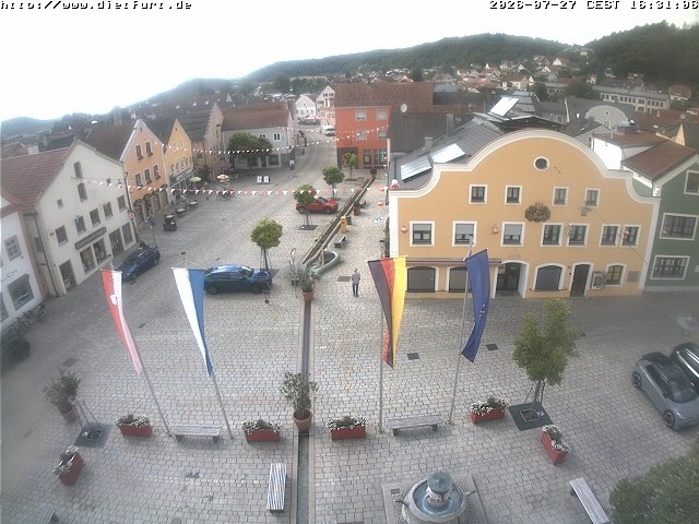 Archiv Foto Webcam Westansicht Marktplatz Dietfurt
