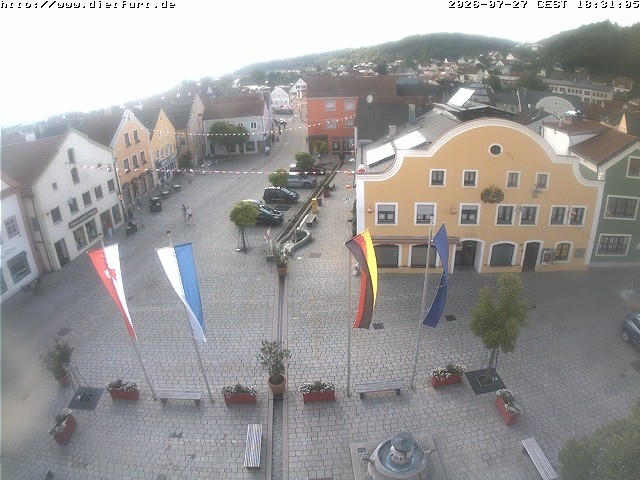 Archiv Foto Webcam Westansicht Marktplatz Dietfurt