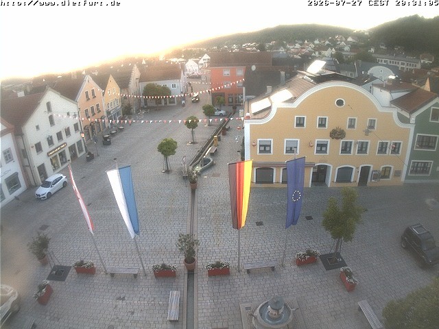 Archiv Foto Webcam Westansicht Marktplatz Dietfurt