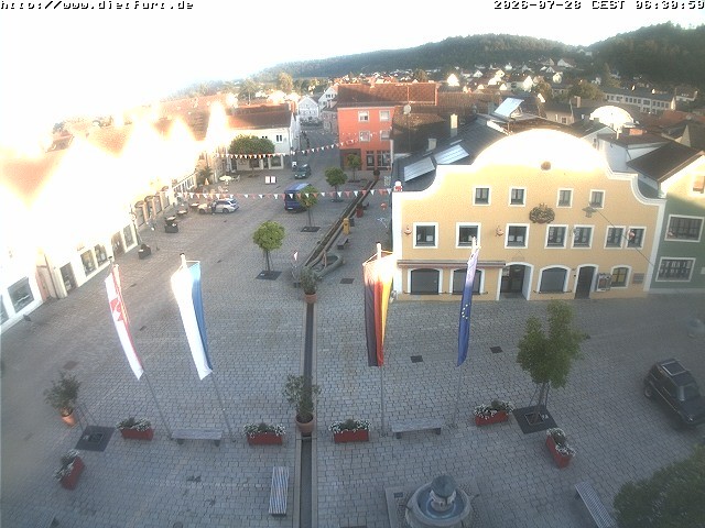 Archiv Foto Webcam Westansicht Marktplatz Dietfurt