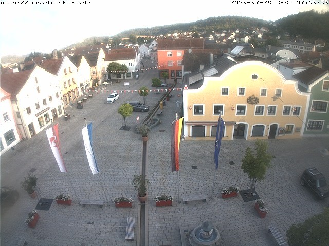 Archiv Foto Webcam Westansicht Marktplatz Dietfurt