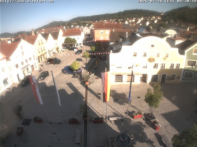 Archiv Foto Webcam Westansicht Marktplatz Dietfurt