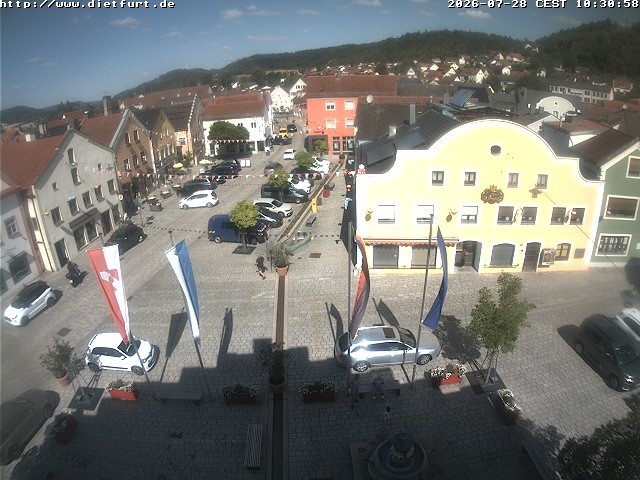 Archiv Foto Webcam Westansicht Marktplatz Dietfurt
