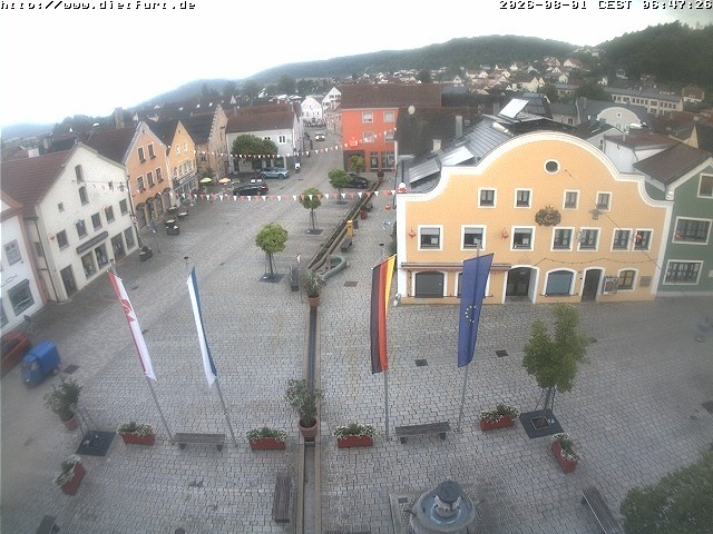 Archiv Foto Webcam Westansicht Marktplatz Dietfurt