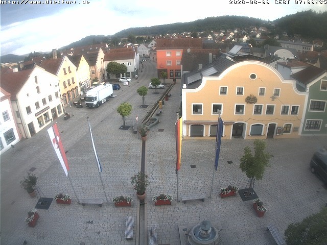 Archiv Foto Webcam Westansicht Marktplatz Dietfurt