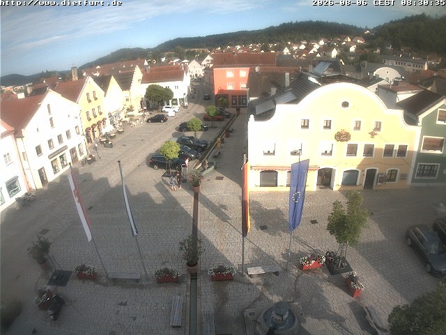 Archiv Foto Webcam Westansicht Marktplatz Dietfurt