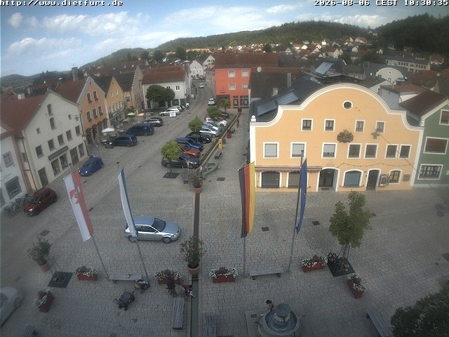 Archiv Foto Webcam Westansicht Marktplatz Dietfurt