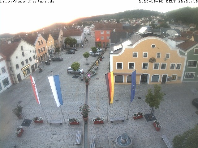 Archiv Foto Webcam Westansicht Marktplatz Dietfurt