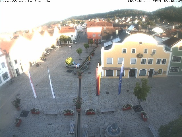 Archiv Foto Webcam Westansicht Marktplatz Dietfurt