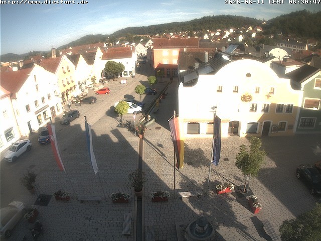 Archiv Foto Webcam Westansicht Marktplatz Dietfurt