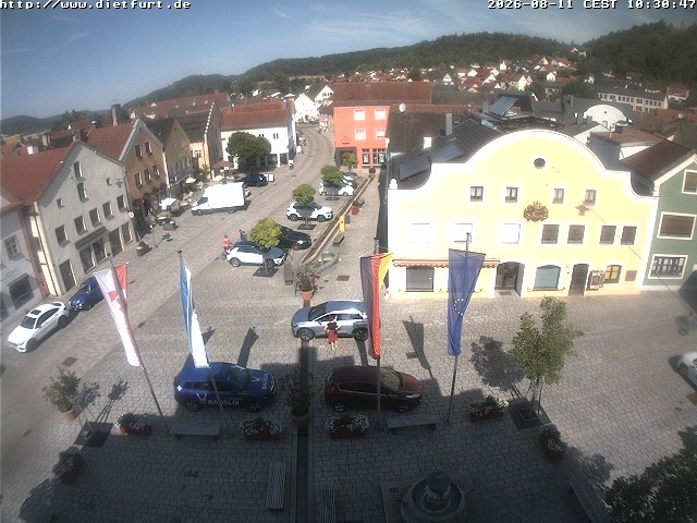 Archiv Foto Webcam Westansicht Marktplatz Dietfurt