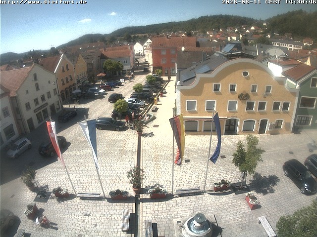 Archiv Foto Webcam Westansicht Marktplatz Dietfurt