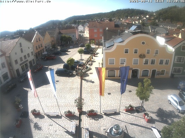 Archiv Foto Webcam Westansicht Marktplatz Dietfurt