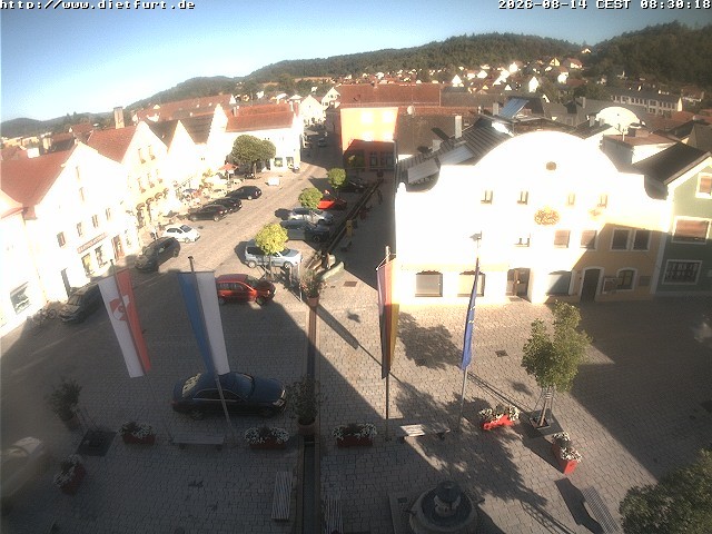 Archiv Foto Webcam Westansicht Marktplatz Dietfurt