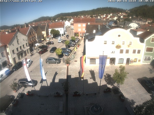Archiv Foto Webcam Westansicht Marktplatz Dietfurt