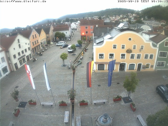 Archiv Foto Webcam Westansicht Marktplatz Dietfurt
