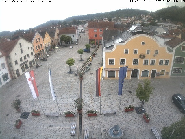 Archiv Foto Webcam Westansicht Marktplatz Dietfurt