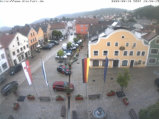 Archiv Foto Webcam Westansicht Marktplatz Dietfurt