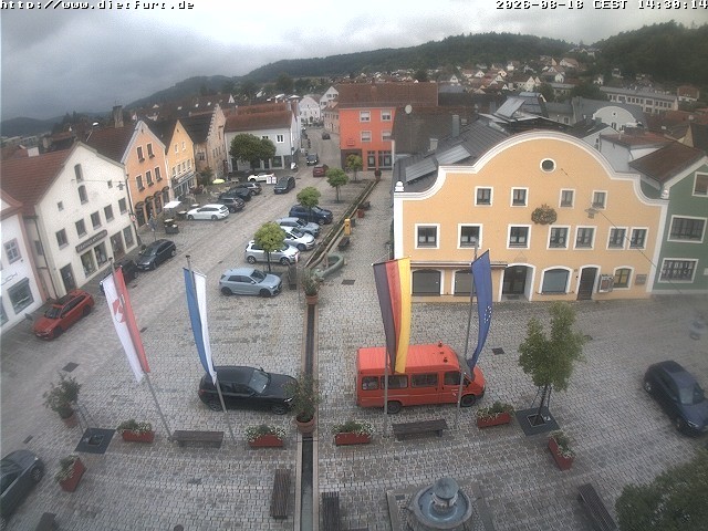 Archiv Foto Webcam Westansicht Marktplatz Dietfurt