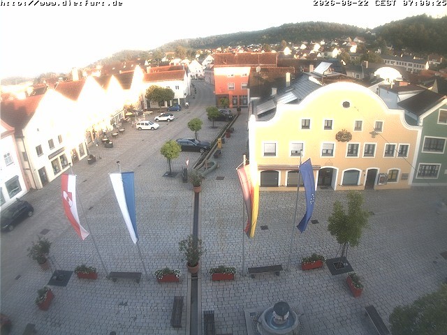 Archiv Foto Webcam Westansicht Marktplatz Dietfurt