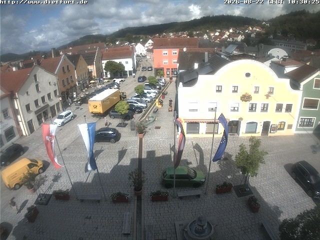 Archiv Foto Webcam Westansicht Marktplatz Dietfurt
