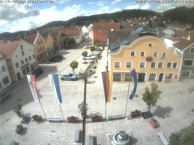 Archiv Foto Webcam Westansicht Marktplatz Dietfurt