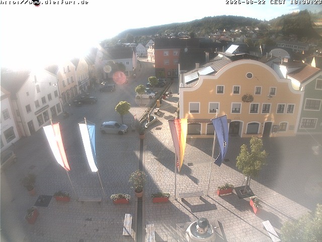 Archiv Foto Webcam Westansicht Marktplatz Dietfurt
