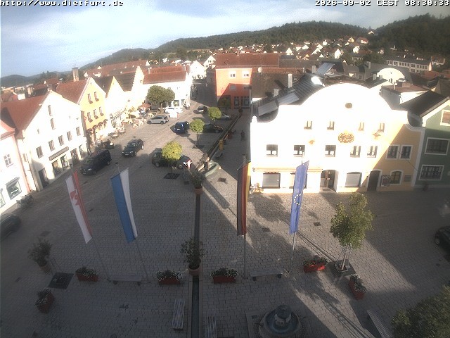 Archiv Foto Webcam Westansicht Marktplatz Dietfurt