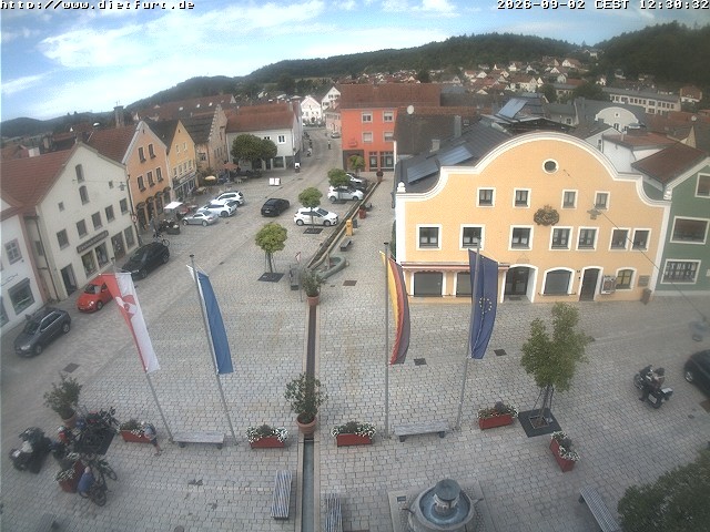 Archiv Foto Webcam Westansicht Marktplatz Dietfurt