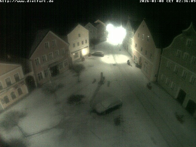 Archiv Foto Webcam Ostansicht Rathaus Dietfurt
