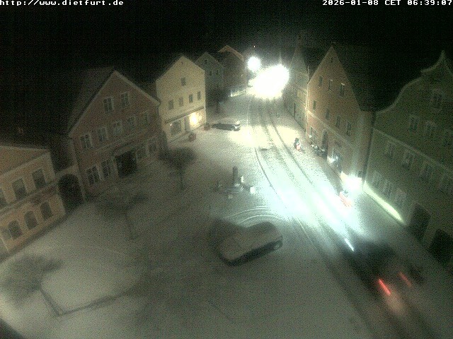 Archiv Foto Webcam Ostansicht Rathaus Dietfurt