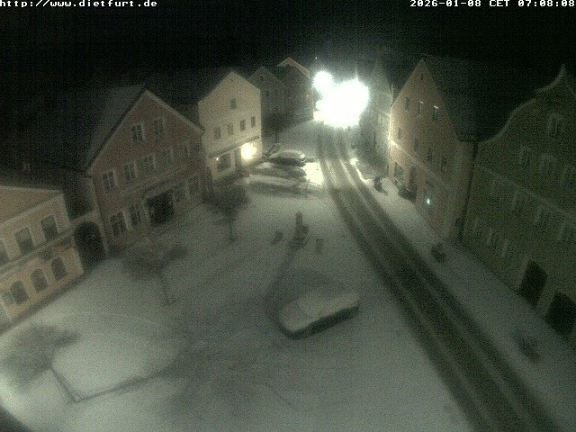 Archiv Foto Webcam Ostansicht Rathaus Dietfurt
