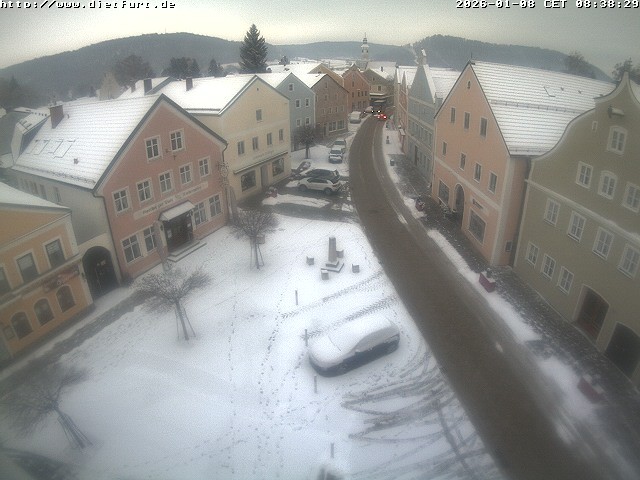 Archiv Foto Webcam Ostansicht Rathaus Dietfurt