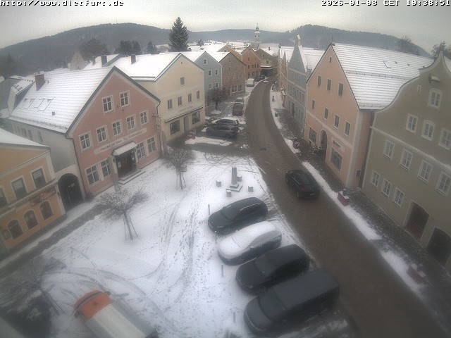 Archiv Foto Webcam Ostansicht Rathaus Dietfurt